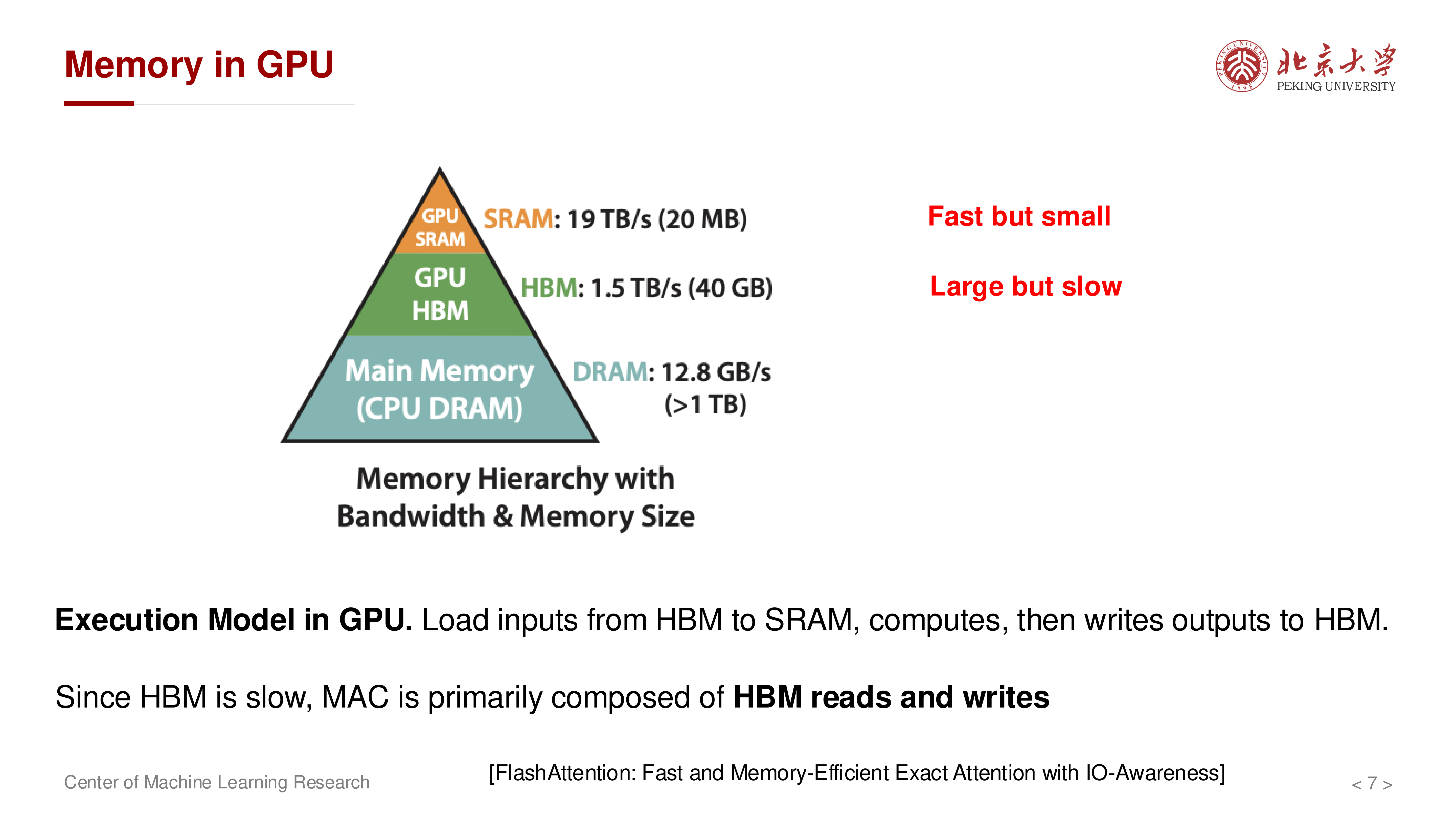 GPU 内存层次与执行模型